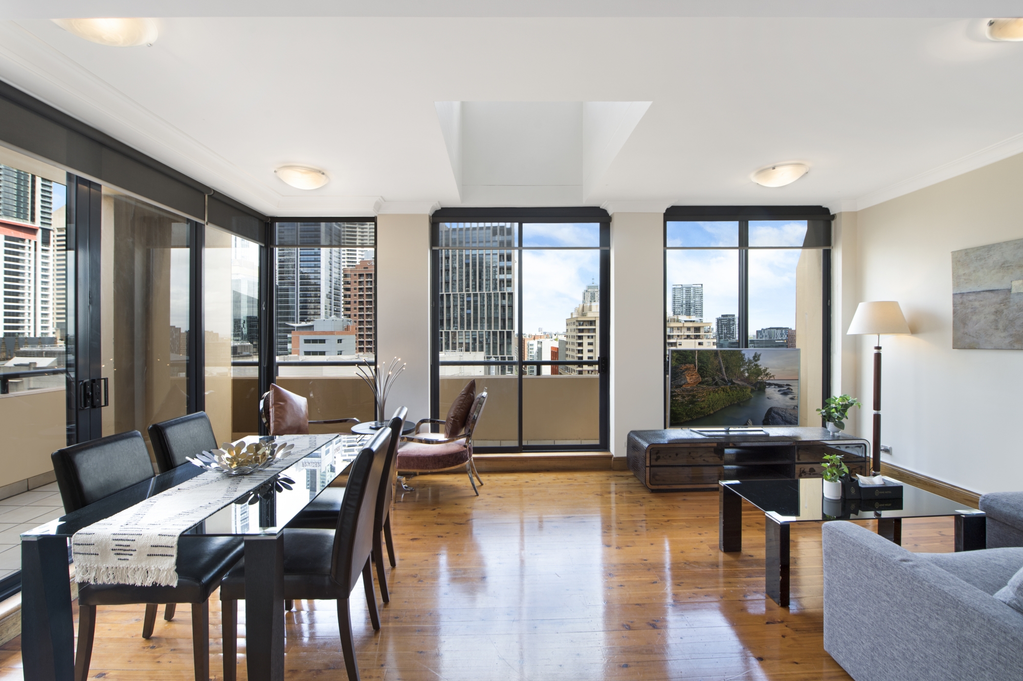 Three-Bedroom Signature Penthouse living and dining